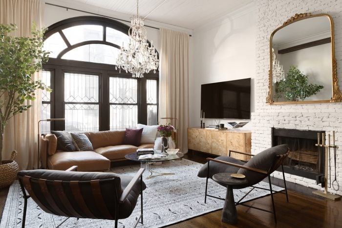 16 Elevated Ways to Style a TV In a Small Living Room, Per Havenly Designers