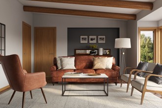 Eclectic, Midcentury Modern, Classic Contemporary Living Room by Havenly Interior Designer Sofia