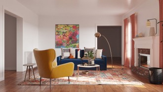 Modern, Bohemian Living Room by Havenly Interior Designer Sofia