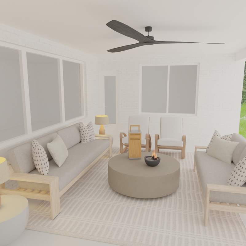 Modern, Eclectic, Bohemian, Organic Modern Outdoor Space Design by Havenly Interior Designer Danielle