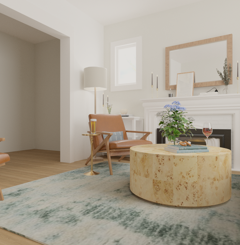 Classic, Coastal, California Cool Living Room Design by Havenly Interior Designer Amy