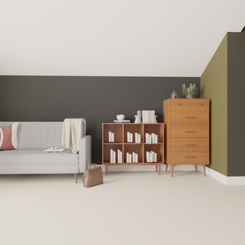Midcentury Modern, Scandinavian Bedroom Design by Havenly Interior Designer Amy
