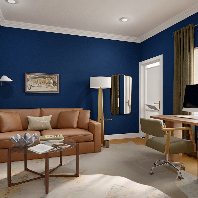 Modern, Minimal Office Design by Havenly Interior Designer Maura