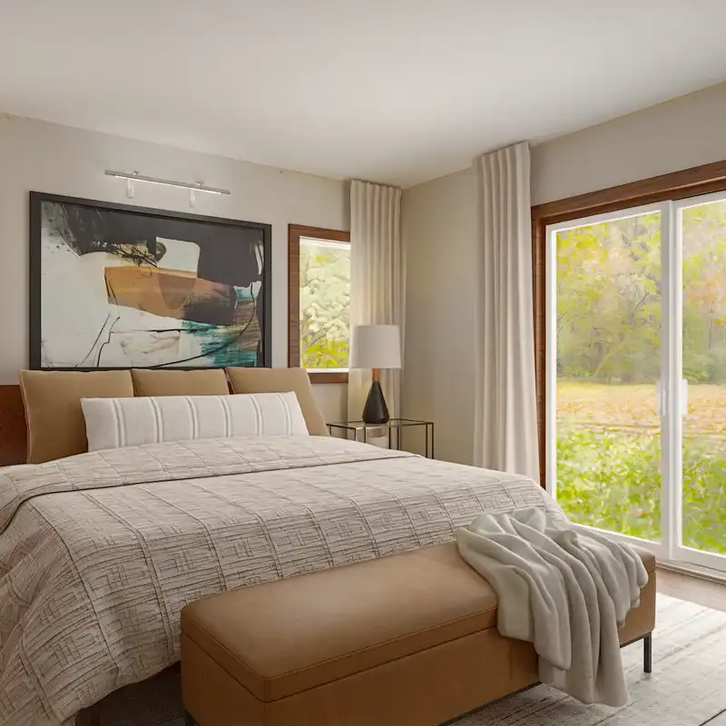 Organic Modern Bedroom Design by Havenly Interior Designer Tracy