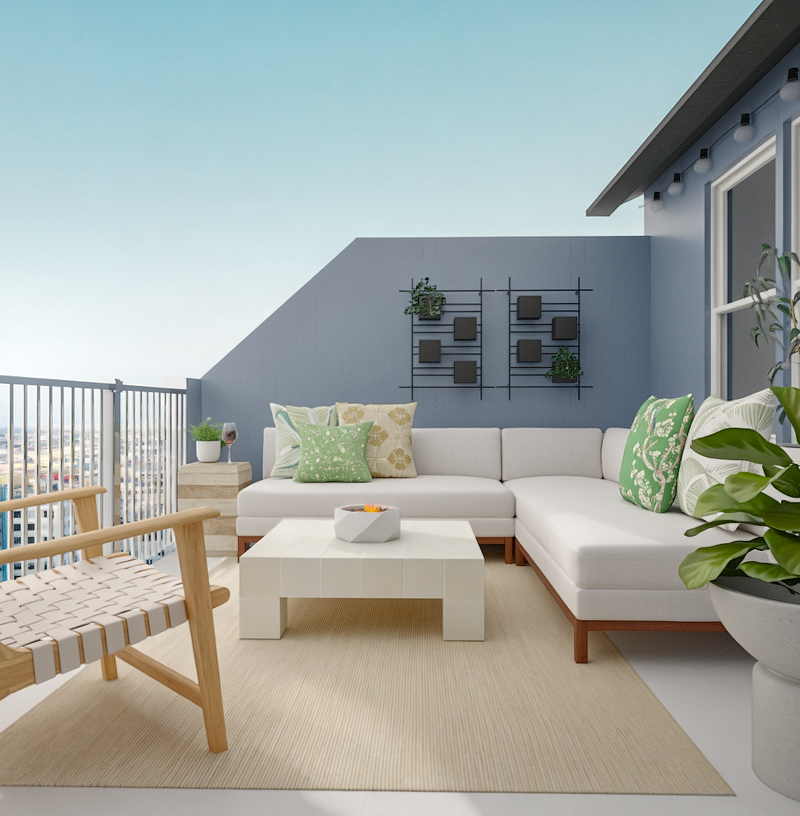 Contemporary, Minimal, Organic Modern, California Cool Outdoor Space Design by Havenly Interior Designer Alyssa