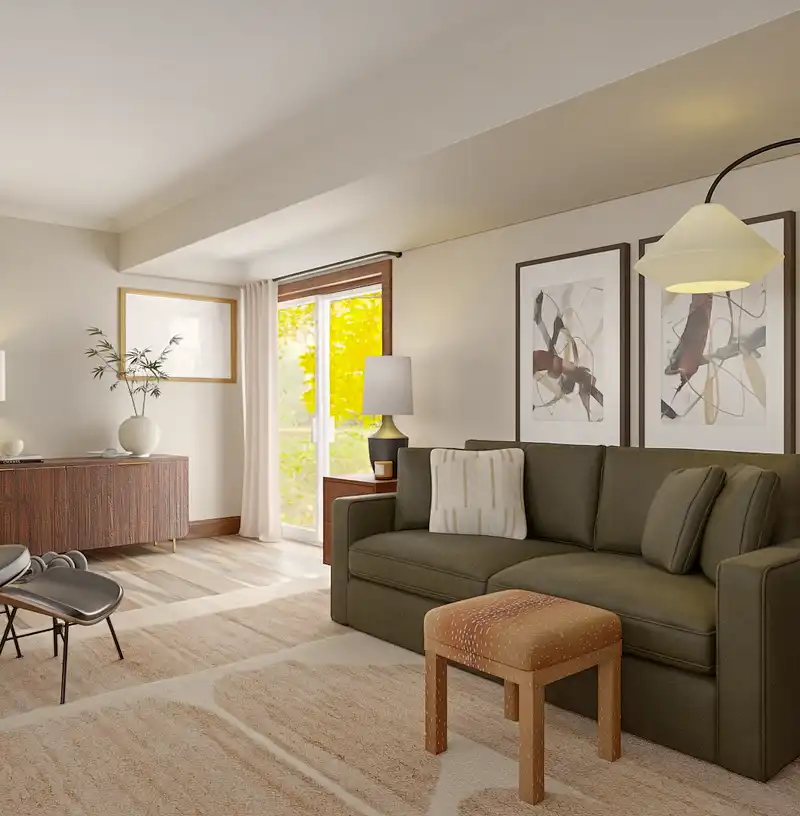 Midcentury Modern Bedroom Design by Havenly Interior Designer Tracy