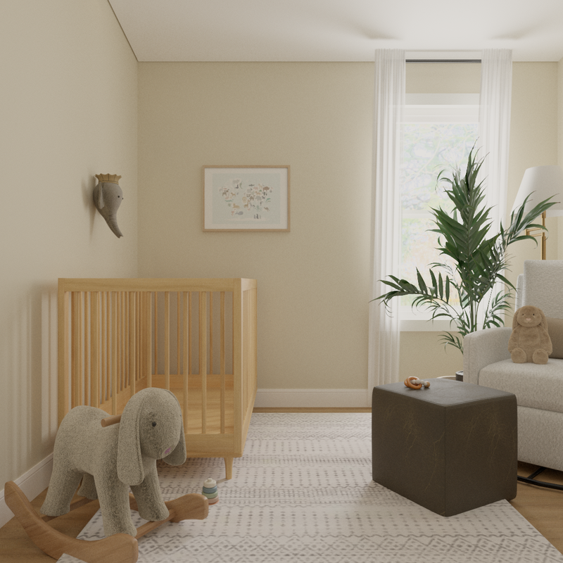 Classic, Scandinavian Nursery Design by Havenly Interior Designer Amy