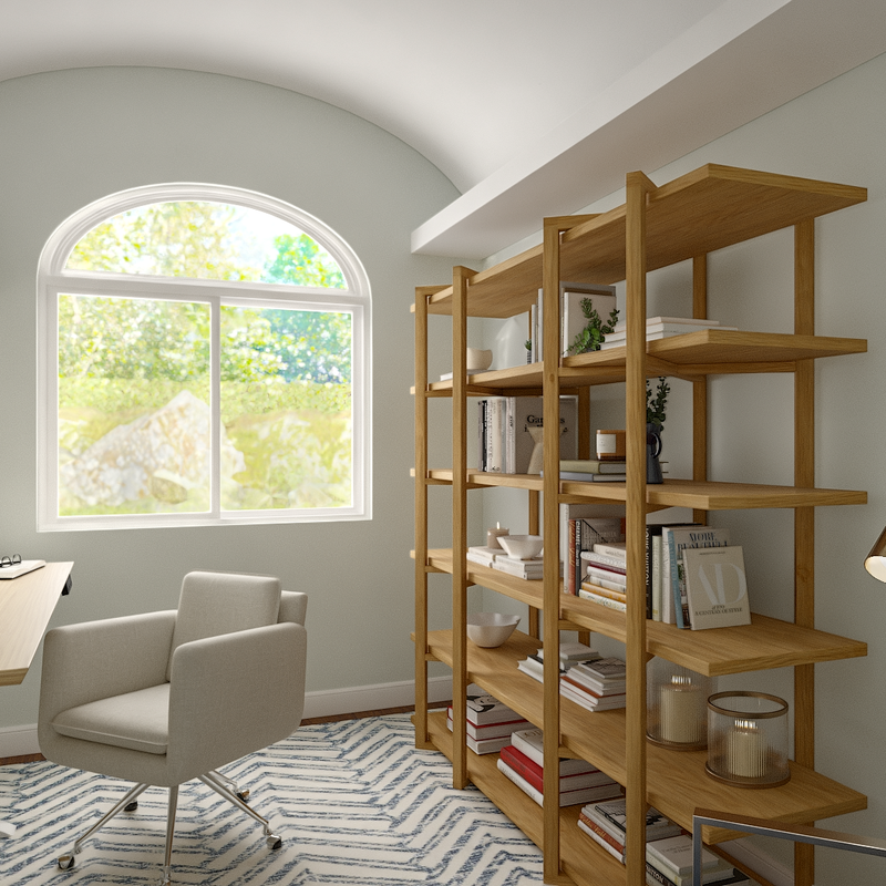 Modern, Minimal Dining Room Design by Havenly Interior Designer Florencia