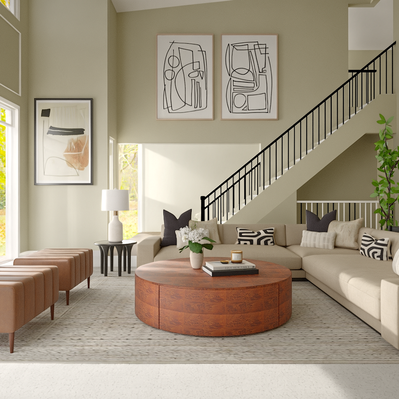 Modern, Traditional, Transitional Playroom Design by Havenly Interior Designer Maura