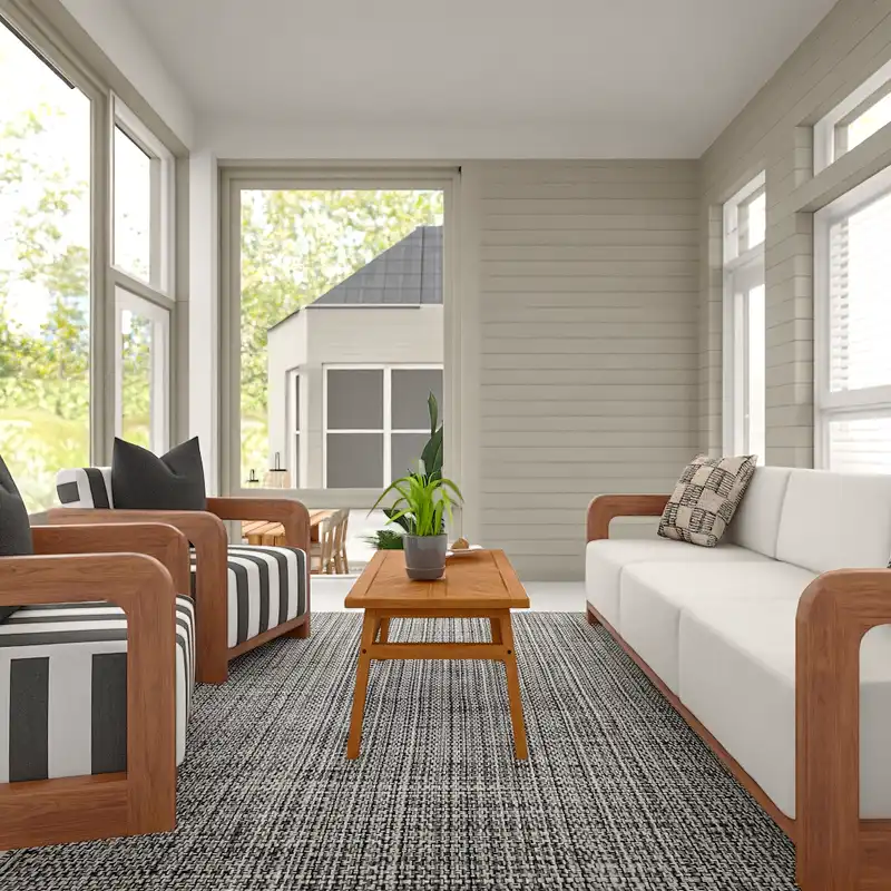 Transitional, Organic Modern, New Classic Outdoor Space Design by Havenly Interior Designer Marisa